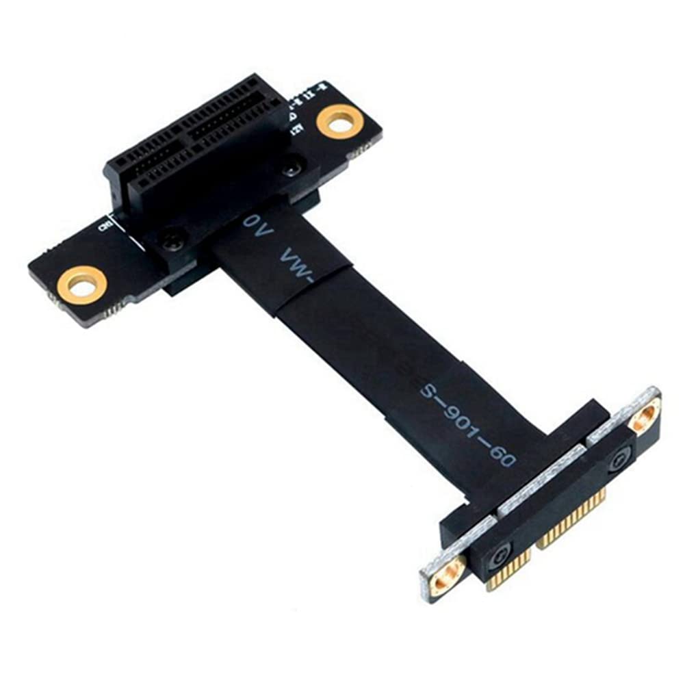 Amazon | Gkikirty PCIE X1 ライザーケーブル デュアル 90度 直角 PCIe